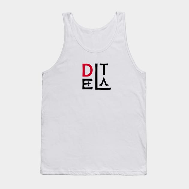 DELTA Aviation Phonetic Alphabet Pilot Airplane Tank Top by For HerHim